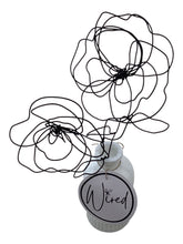 Wire Flower in White Vase