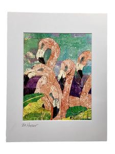 Pink Flamingos - Print