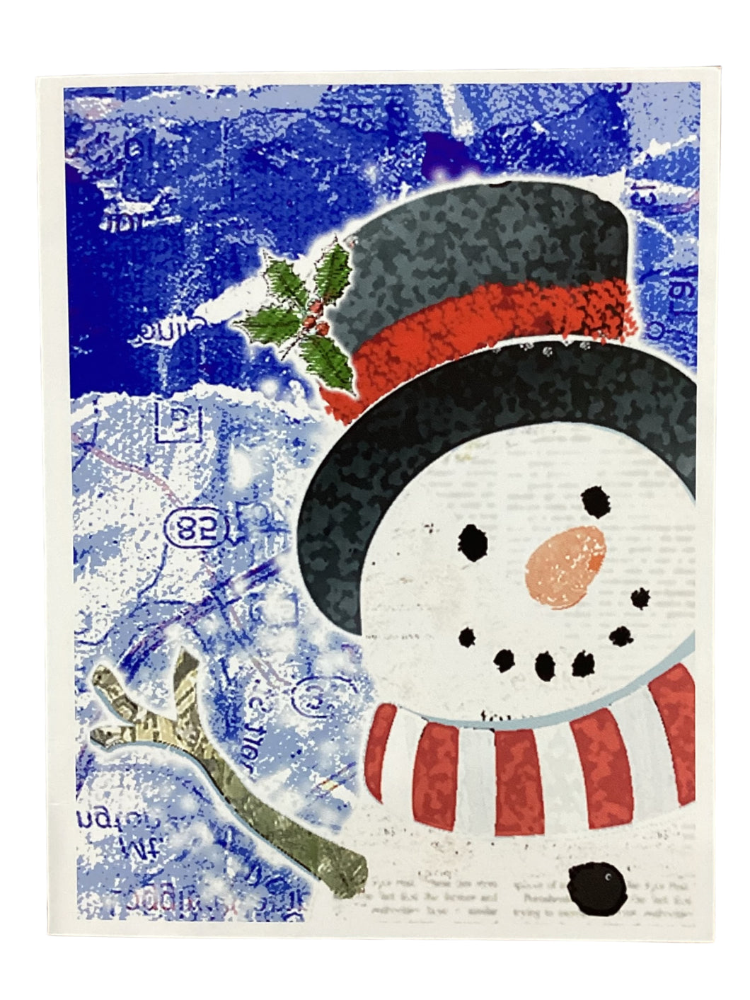 Snowman - Notecard