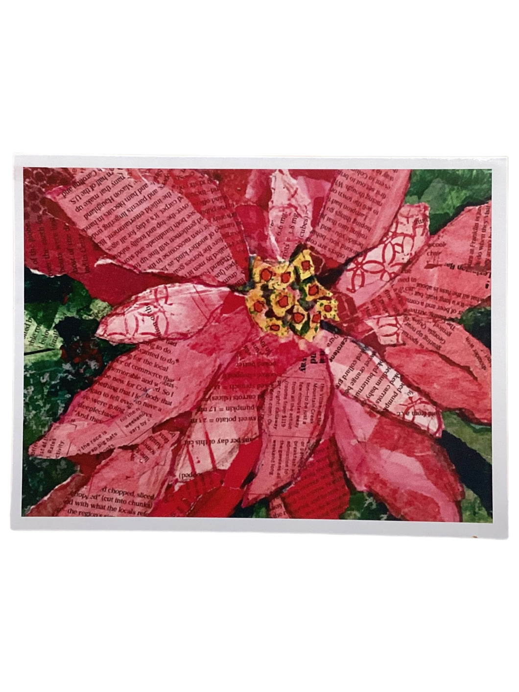 Poinsettia - Notecard