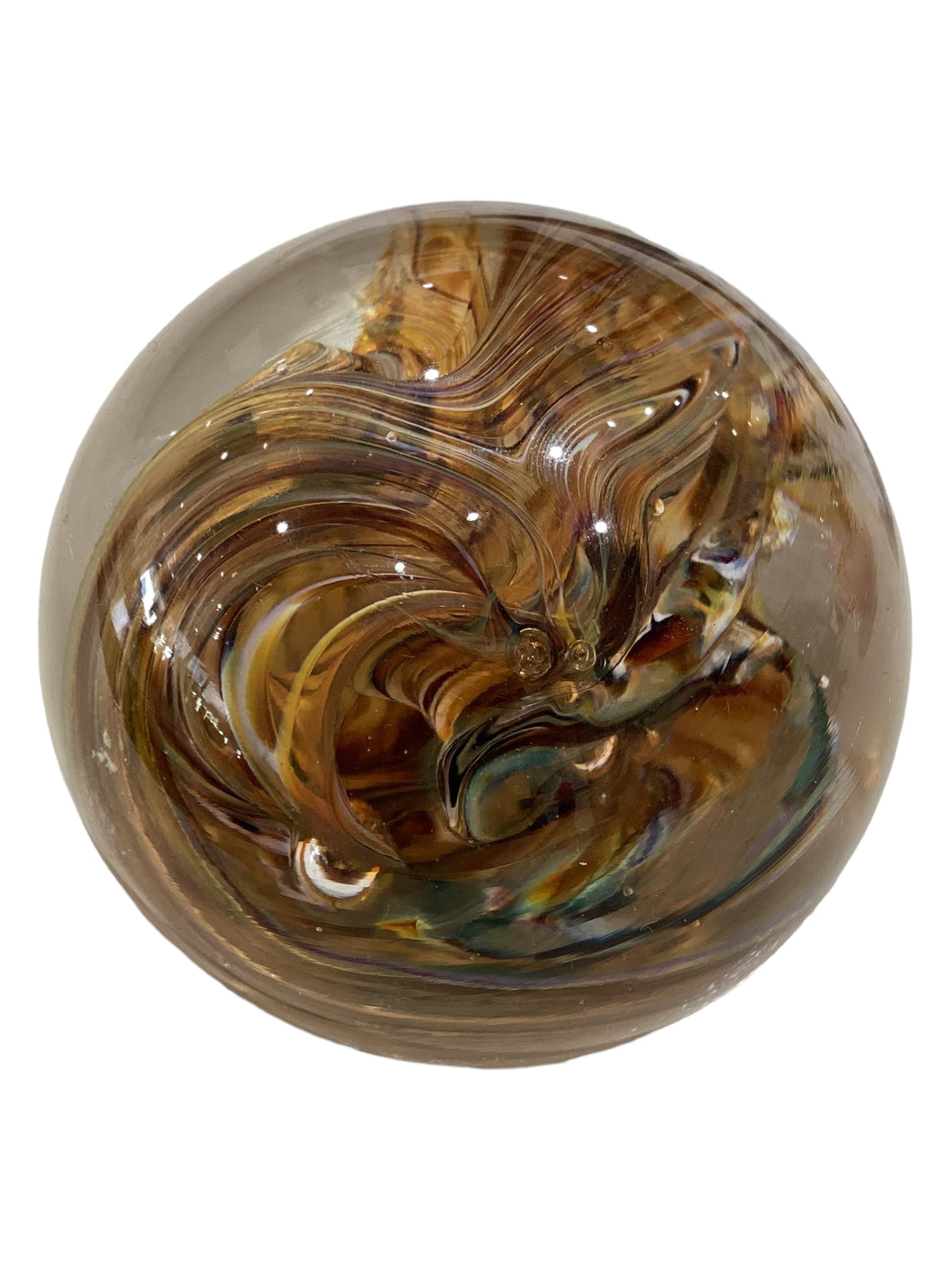 Round Glass Paper Weight