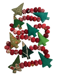 Saree Christmas Tree Garland