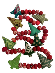 Saree Christmas Tree Garland