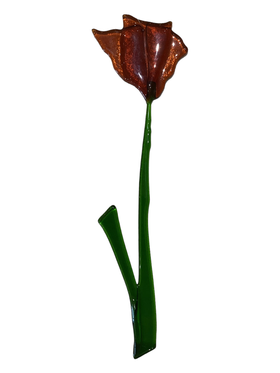 Single Stem Suncatcher - Amber