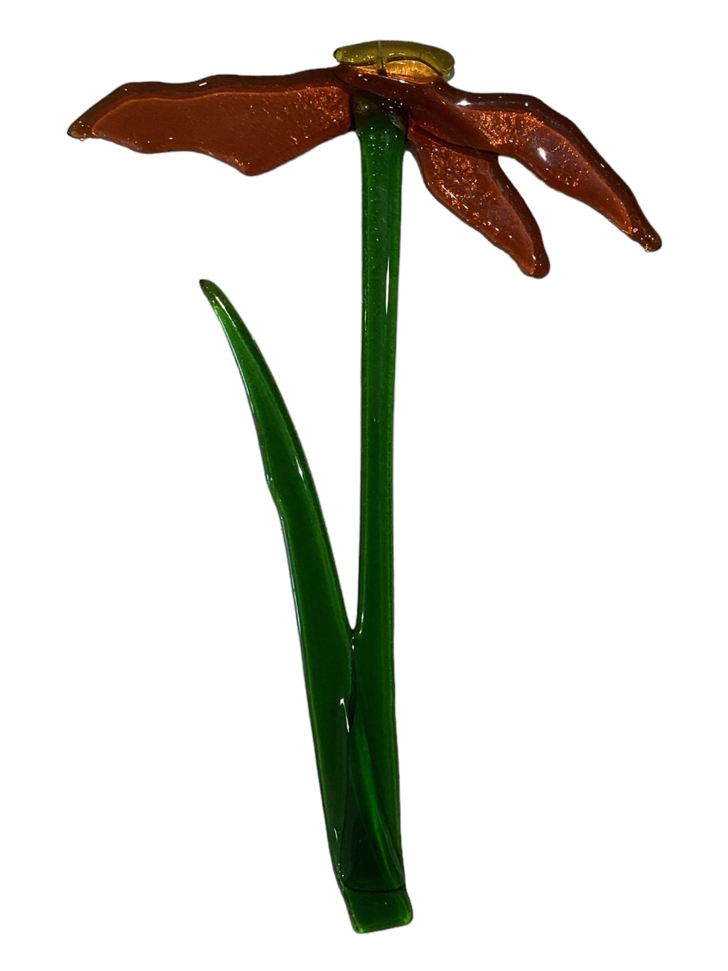 Single Stem Suncatcher - Amber