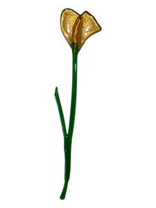 Single Stem Suncatcher - Yellow