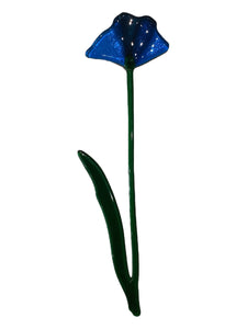 Single Stem Suncatcher - Blue