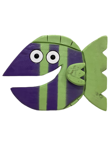 Fish - Purple/Green