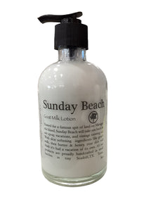 8oz Goat Milk Lotion - Sunday Beach