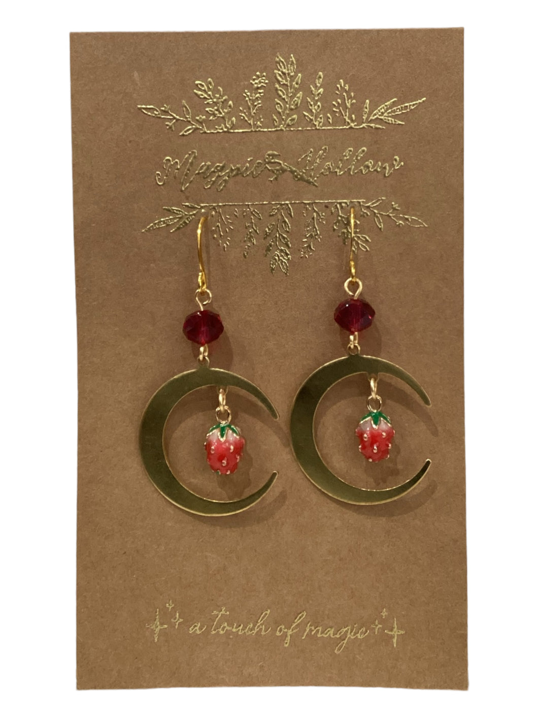 Strawberry Moon Earrings