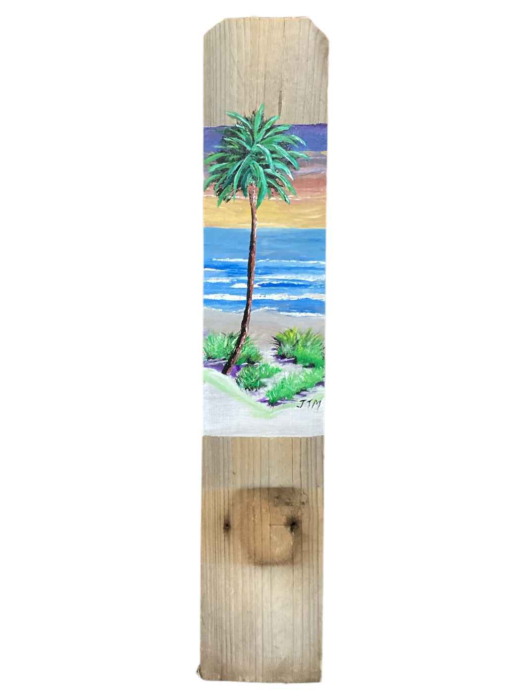 Fence Board - Orange Sky