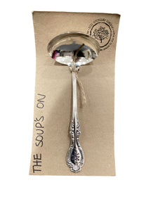 "The Soup's on" Soup Spoon Stamped Servingware