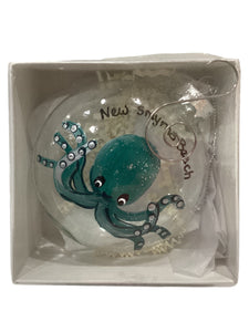 Glass Ornament - Octopus