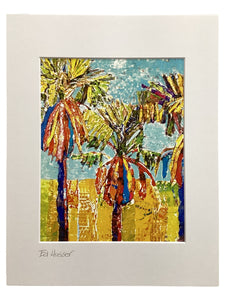 Colorful Palm Trees - Print