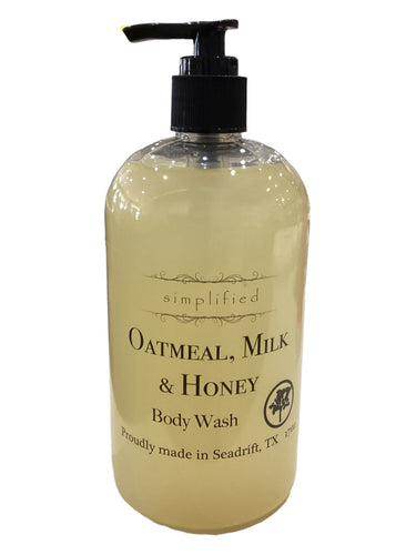 Body Wash - Oatmeal, Milk & Honey