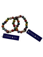 Multi-Color Clay Beaded Stretch Bracelets