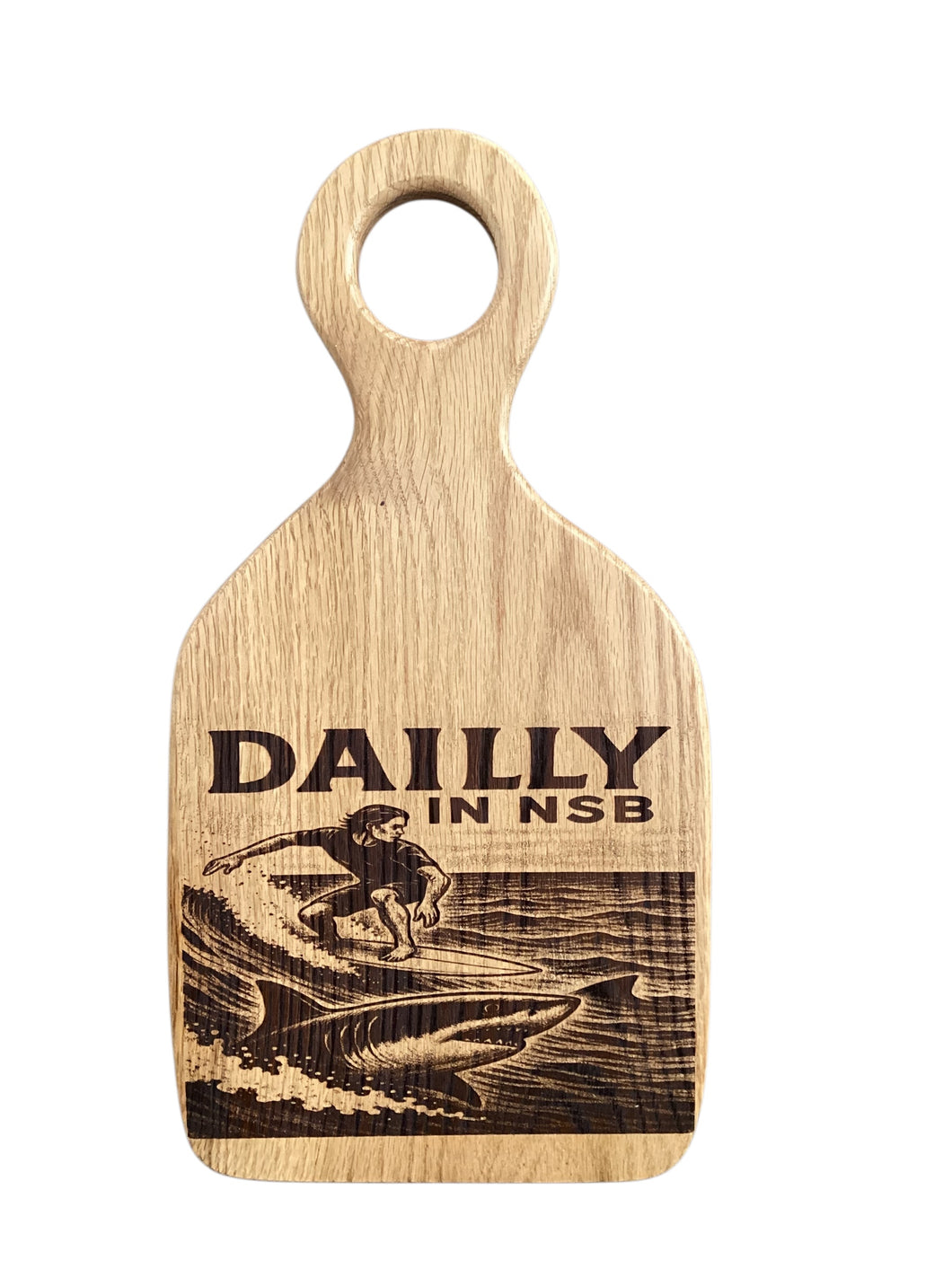 Bell Shape Board - Red Oak
