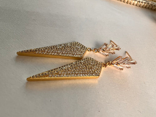 Gold Plated Opulence Earrings