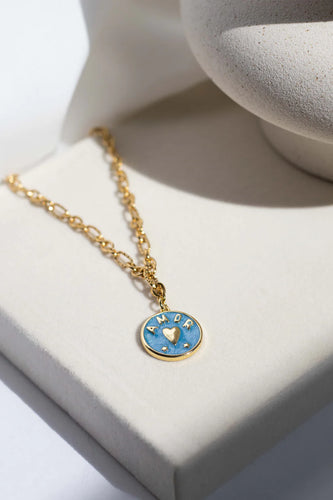 Blue Amor Necklace - 18