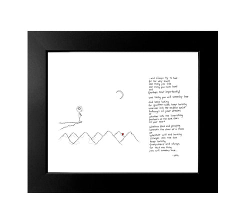 Creatures of the Heart - Keep Looking (Framed Print)