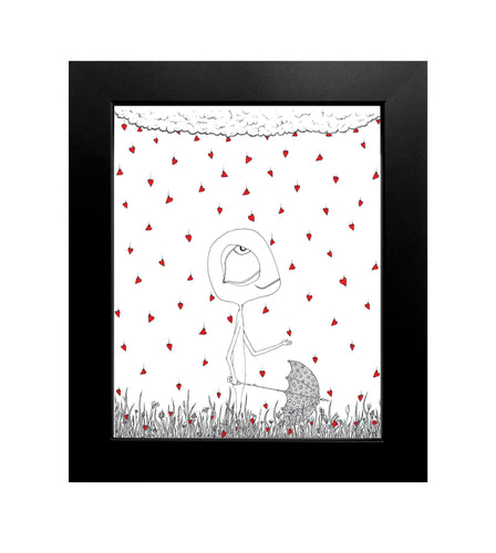 Creatures of the Heart - Let It Pour (Framed Print)