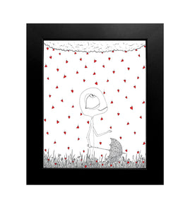 Creatures of the Heart - Let It Pour - Framed Print
