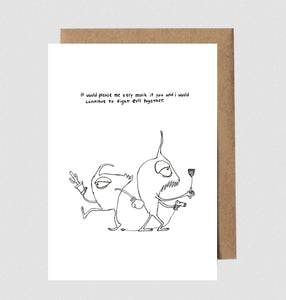 Greeting Card - Fight Evil