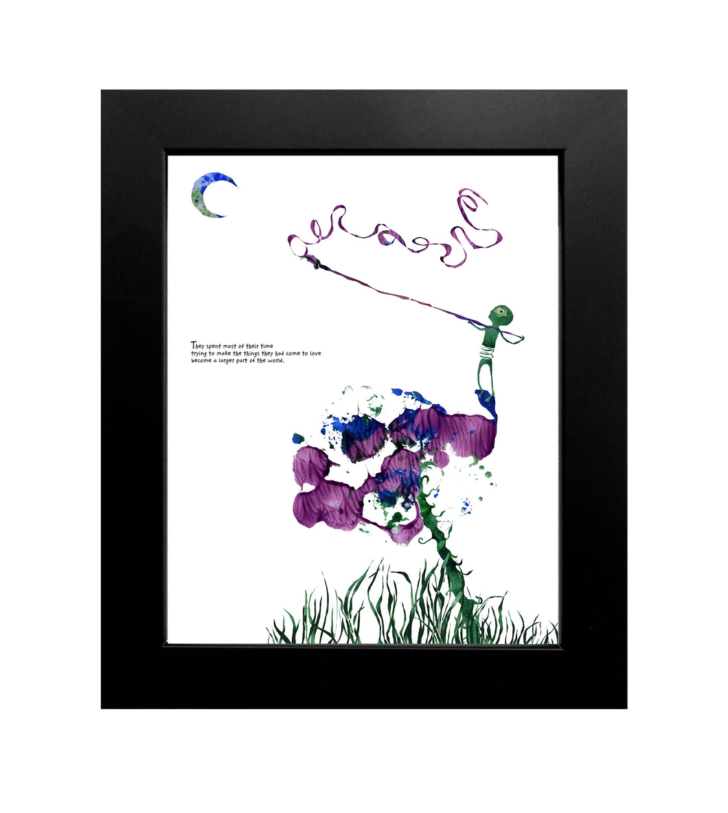 Small Tales - They Did the Best They Could with What They Had (Framed Print)