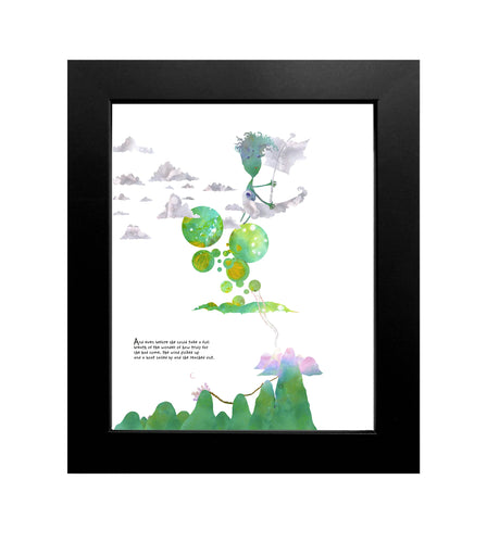 Small Tales - The Inexhaustible Dreams of Savanah (Framed Print)