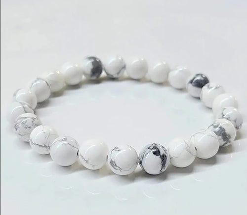 Howlite Bracelet - 8mm