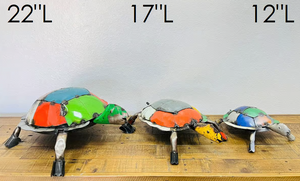 Oil Drum Turtles Colorful
