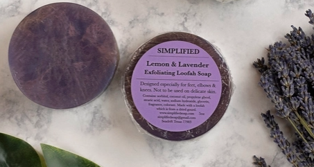 Loofah Soap - Lemon & Lavender