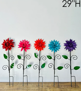 Colorful Flower Stakes