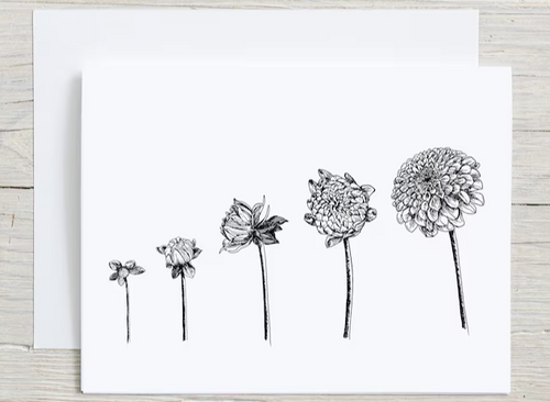 Dahlia Card