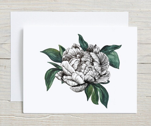 Peony Card