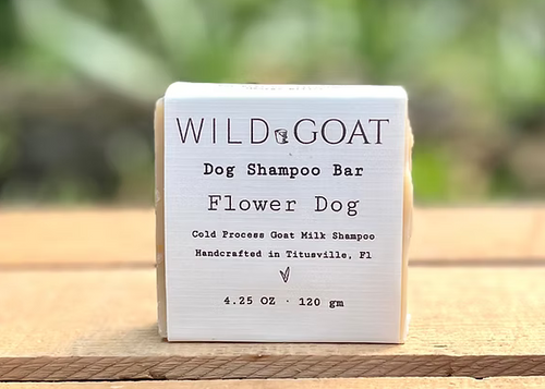 Wild Goat DOG Shampoo Bar - Flower Dog
