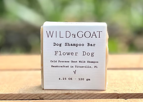 Wild Goat DOG Shampoo Bar - Flower Dog