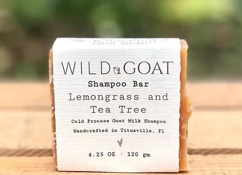 Wild Goat Shampoo Bar - Lemongrass and Tea Tree