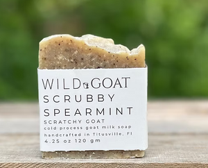 Wild Goat Soap - Scrubby Spearmint