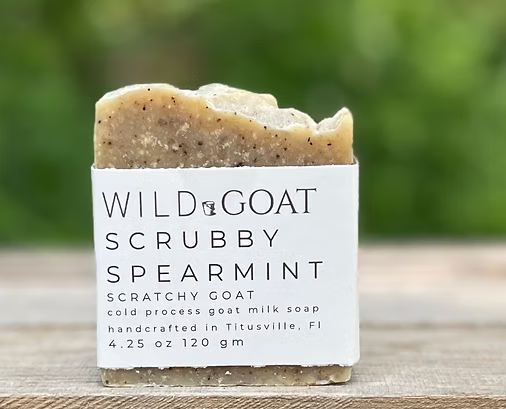 Wild Goat Soap - Scrubby Spearmint