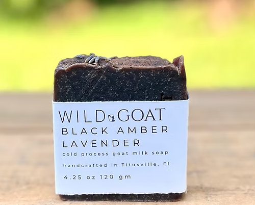 Wild Goat Soap - Black Amber Lavender