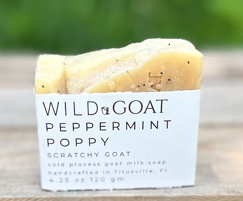 Wild Goat Soap - Peppermint Poppy