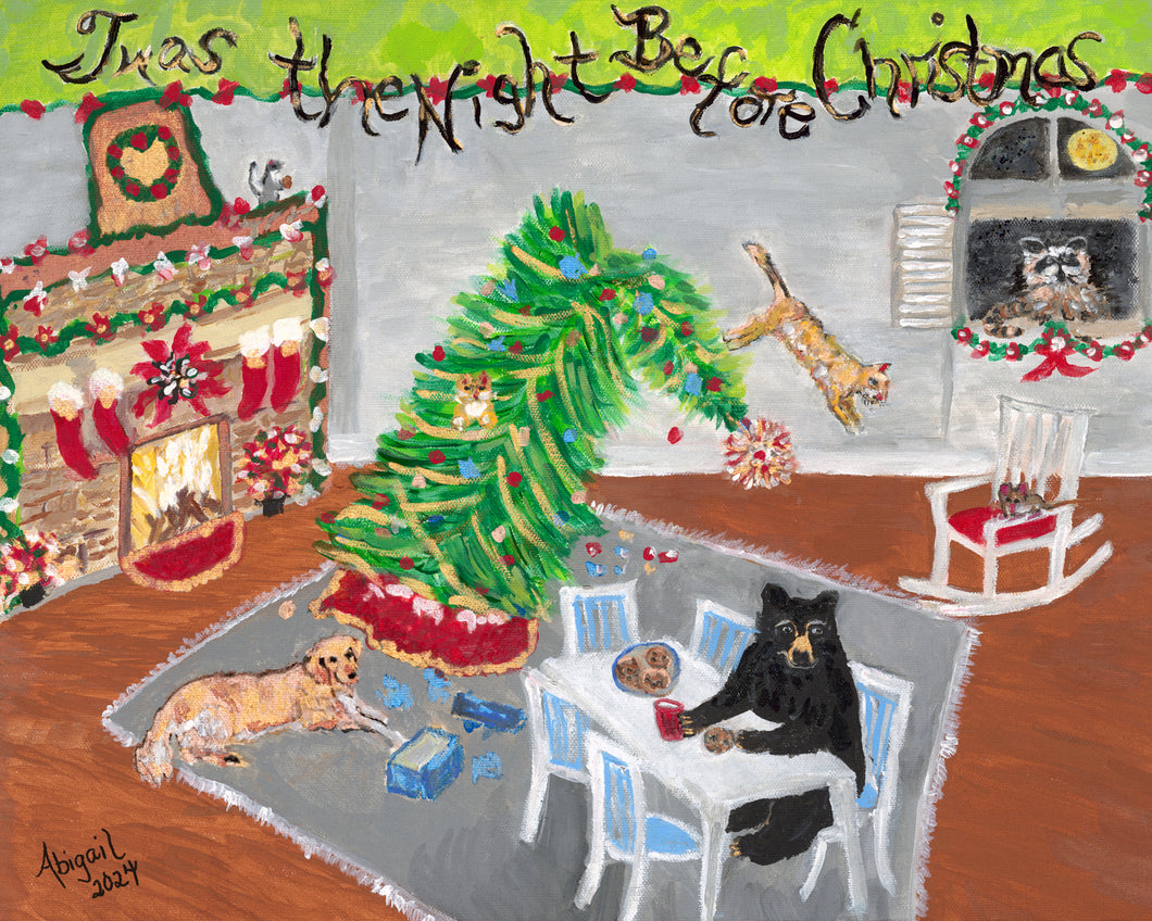 Twas The Night Note Card Box