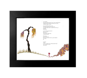 Small Tales - Wild and Hungry (Framed Print)