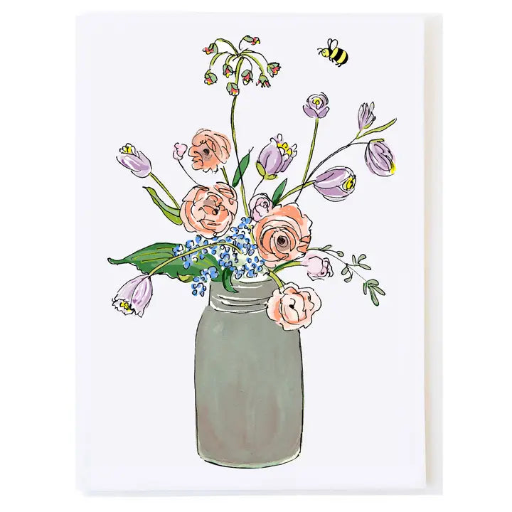Bee and Flowers