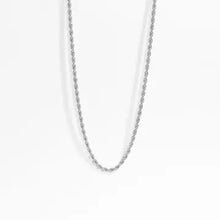Stainless Steel Rope Chain Necklace 7 mm - 24"