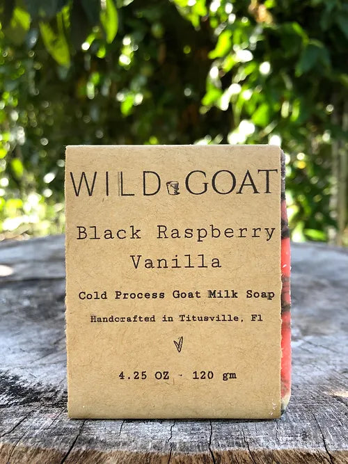 Wild Goat Soap - Black Raspberry Vanilla