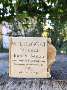 Wild Goat Soap - Oatmeal Honey Lemon