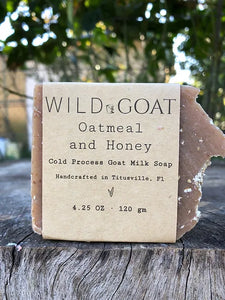 Wild Goat Soap - Oatmeal and Honey