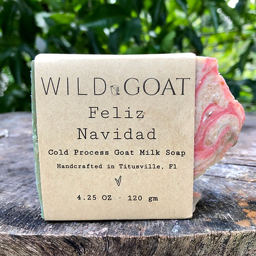 Wild Goat Soap - Christmas Edition - Feliz Navidad